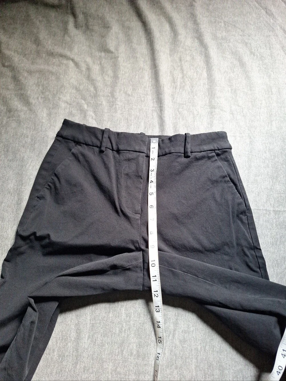 J. Crew Women's Black Chinos - Wide Leg Size 2